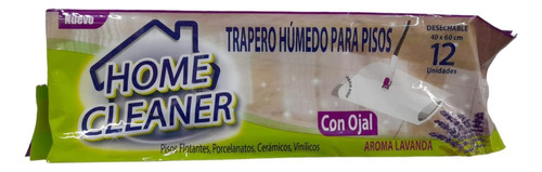 Trapero Humedo Home Cleaner Aroma A Lavanda 12unid