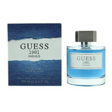 Men's Guess 1981 Indigo 3.4 Oz 3.4 fl Oz Eau De Toilette Spr