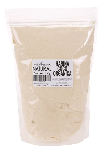 Harina De Coco 100% Natural 1 Kg Organica Keto Premium
