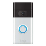 Timbre Inteligente Ring Video Doorbell 1 Gen 2 Inalámbrico W Color Plateado