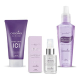 Kit Ossono Lino Crema De Peinar + Serum  + Protector Termico