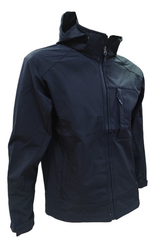 Chaqueta Softshell Hombre Con Micro Polar Gorro Desmontable