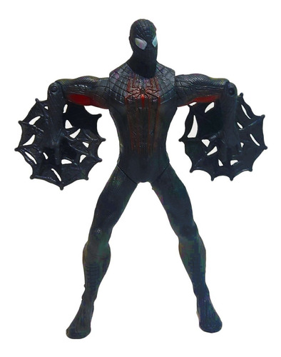 Spiderman Negro Hombre Araña Juguetes Niños Marvel Para Niño