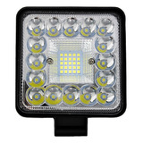 Neblinero Led 10-30v Foco Auto Camión 4x4 Cuadrado Blanco