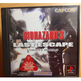Bio Hazard 3 (resident Evil 3) Original Play 1 Con Manual
