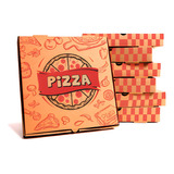 100 Cajas Pizza Kraft Diseño 40cm | 16inch | Empaque Ideal