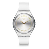 Reloj Swatch Skindoree Syxs108 Color De La Correa Blanco