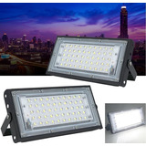 Foco Proyector Led Plano Reflector Multiled 50w Exterior