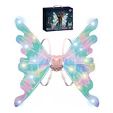 Fantasy Fairy Wings, Mariposa Con Luz Led Y Música