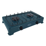 Parrilla De Gas Lp 2 Quemadores Fraga P602 Azul