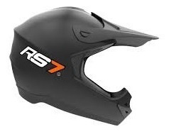 Casco Cross Rs7 Negro Mate T-xl Hawk Moto Avenida