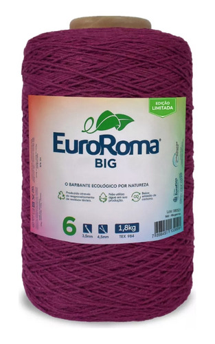 Barbante Euro Roma 1.8 Kg  N 6 Várias Cores