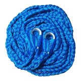Soga (cuerda) Para Hamaca,color Azul Turquesa,con Guardacabo