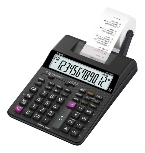 Calculadora De Mesa Casio Com Impressão Hr-100rc - Bivolt