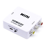 Adaptador Convertidor Conversor Señal Digital Hdmi A Av- Rca