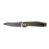 Cuchillo Táctico Gerber Gdc Fuse Verde Color Gris Liso