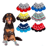 Set X 10 Uni Medias Calcetines Para Mascotas Antideslizantes