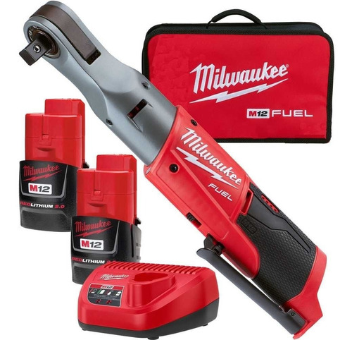 Kit De Matraca Inalámbrica De 1/2 M12 Fuel Milwaukee 2558-22