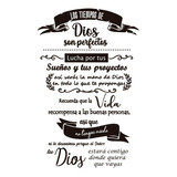 Frases Decorativas Vinilo Los Tiempos De Dios Son Perfectos