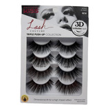 Set De Pestañas Kiss 3d Volume Lash