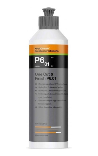 Pulidor Tres En Uno Koch Chemie P6 One Cut & Finish De 250ml