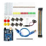 Kit Iniciante De Componentes Com Uno Compatível Com Arduino