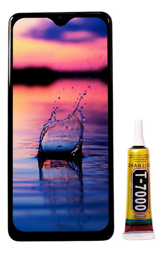 Frontal Touch Display Para Samsung A12 Com Aro + Cola T7000