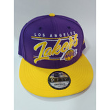 Gorra Lakers Nba Morado/amarillo  9fifty Snapback