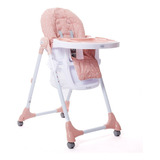 Silla De Comer Bebé Infantil Alturas Kiddy Snack Color Rosa