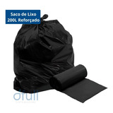 50x Saco Lixo 200l Grande Resistente Industrial Lixeira Full