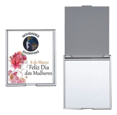 500 Espelho De Bolsa Personalizado Pra Presente Dia Mães
