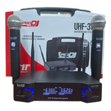 Microfono Inalambrico Doble De Mano Pro Dj Uhf35m 