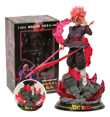 Dragon Ball Super Saiyan Rose Goku Black Figura En Caja 