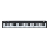 Amw Pd1 Black Piano Digital Dobrável 88 Teclas E Acessórios