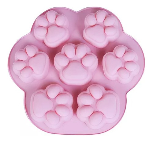 Molde Silicona Patitas X7 Gato- Perro/ Resina Jabón Galletas