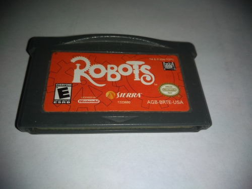 Nintendo Gameboy Advance Video Juego Robots Usado