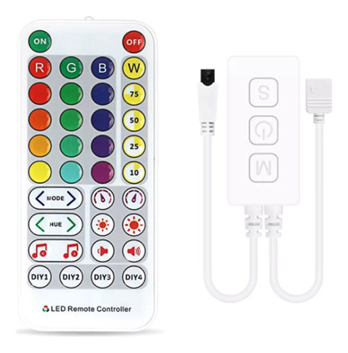 Controlador De Música Led Rgbw 2024 Sp614e Compatible Con 4