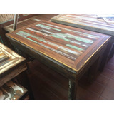 Mesa Comedor Pinotea Madera Reciclada Rustica Vintage Decap