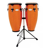 Set De Congas Toca Synergy 2300amb Amber 10 + 11 Con Soporte