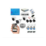 Kit Hikvision Hilook Dvr 4 Ch + 3 Cámaras 1080p + Disco 1 Tb