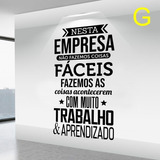 Adesivo De Parede Decorativo Nesta Empresa Grande Exg