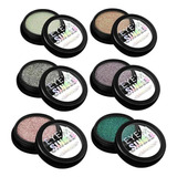 6 Sombras Ojos Glitter Eye'm Single Kleancolor 