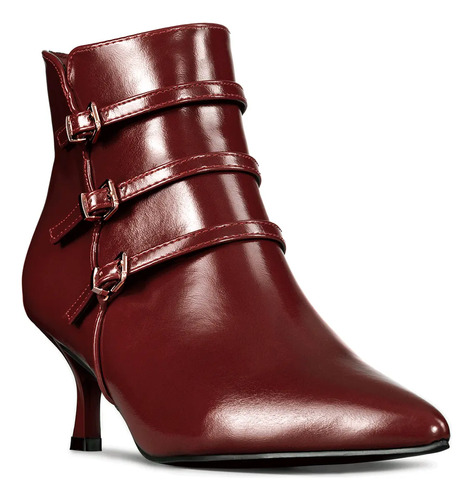 Weide Botas Dama Cortas Tacón Alto Moda Elegantes Punta Fina