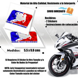 Par Calcomania Sticker Ama Motocross Doble Proposito Moto