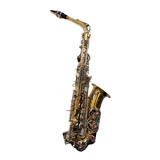 Saxofón Alto Silvertone Laqueado, Caña 1 1/2 Seminuevo