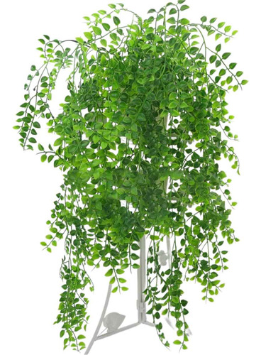 Pendente Mini Ficus Folhagem Artificial Verde Muro Inglês