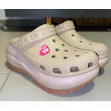 Zuecos Crocs Classic Mega Crush Clog Bone Originales