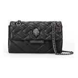 Kurt Geiger Eagle Head Retro Black Bag Bolso De Hombro Aaaa