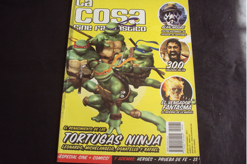 Revista La Cosa # 131 - Tapa Tortugas Ninja