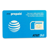 Chip Sim Att Estados Unidos Prepago Para iPhone Con Numero